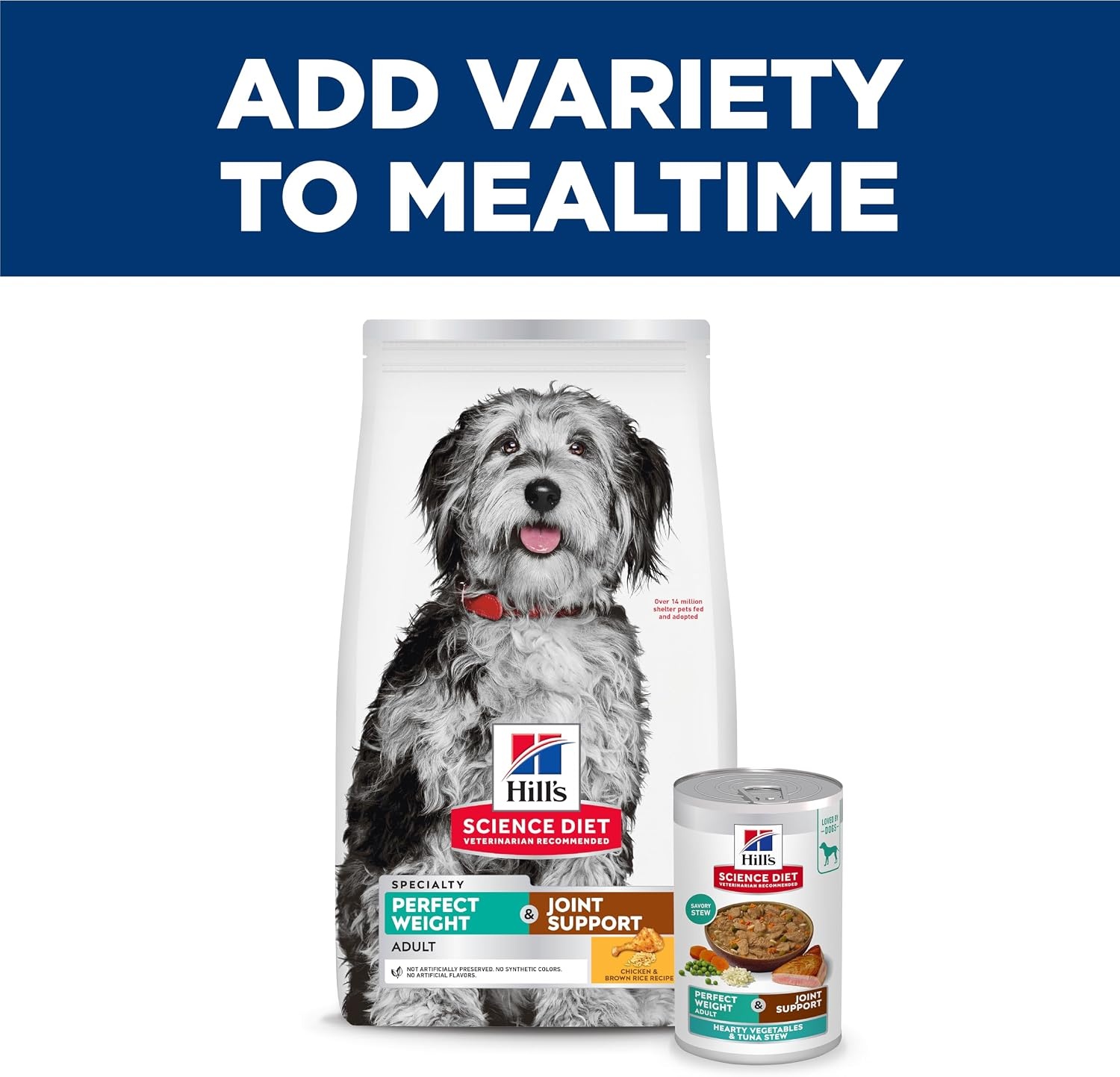 image:imageHills Science Diet Adult Perfect Weight Wet Dog Food Hearty Vegetable amp Chicken Stew 125 oz Cans 12PackTuna Vegetables Stew