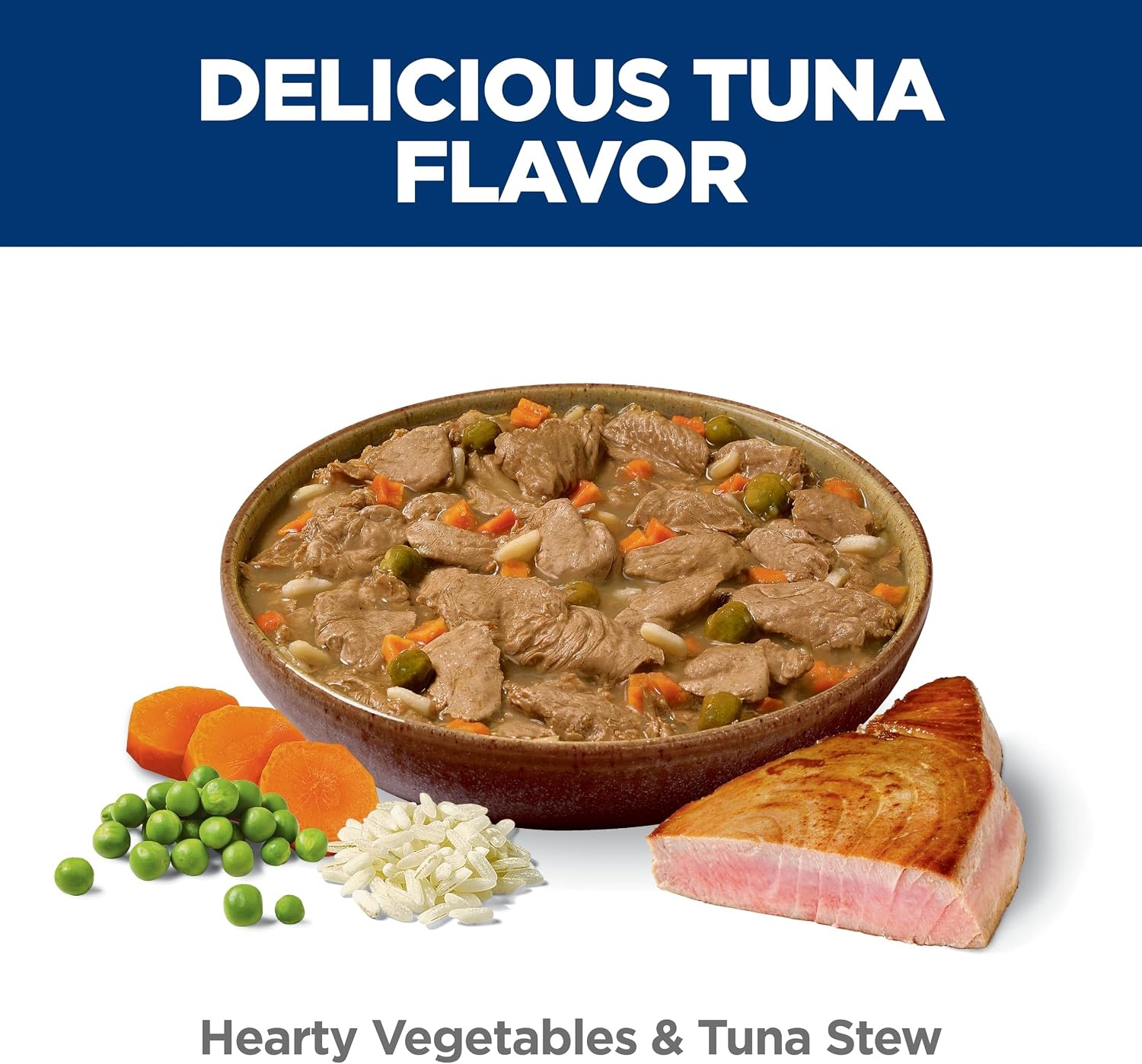 image:imageHills Science Diet Adult Perfect Weight Wet Dog Food Hearty Vegetable amp Chicken Stew 125 oz Cans 12PackTuna Vegetables Stew