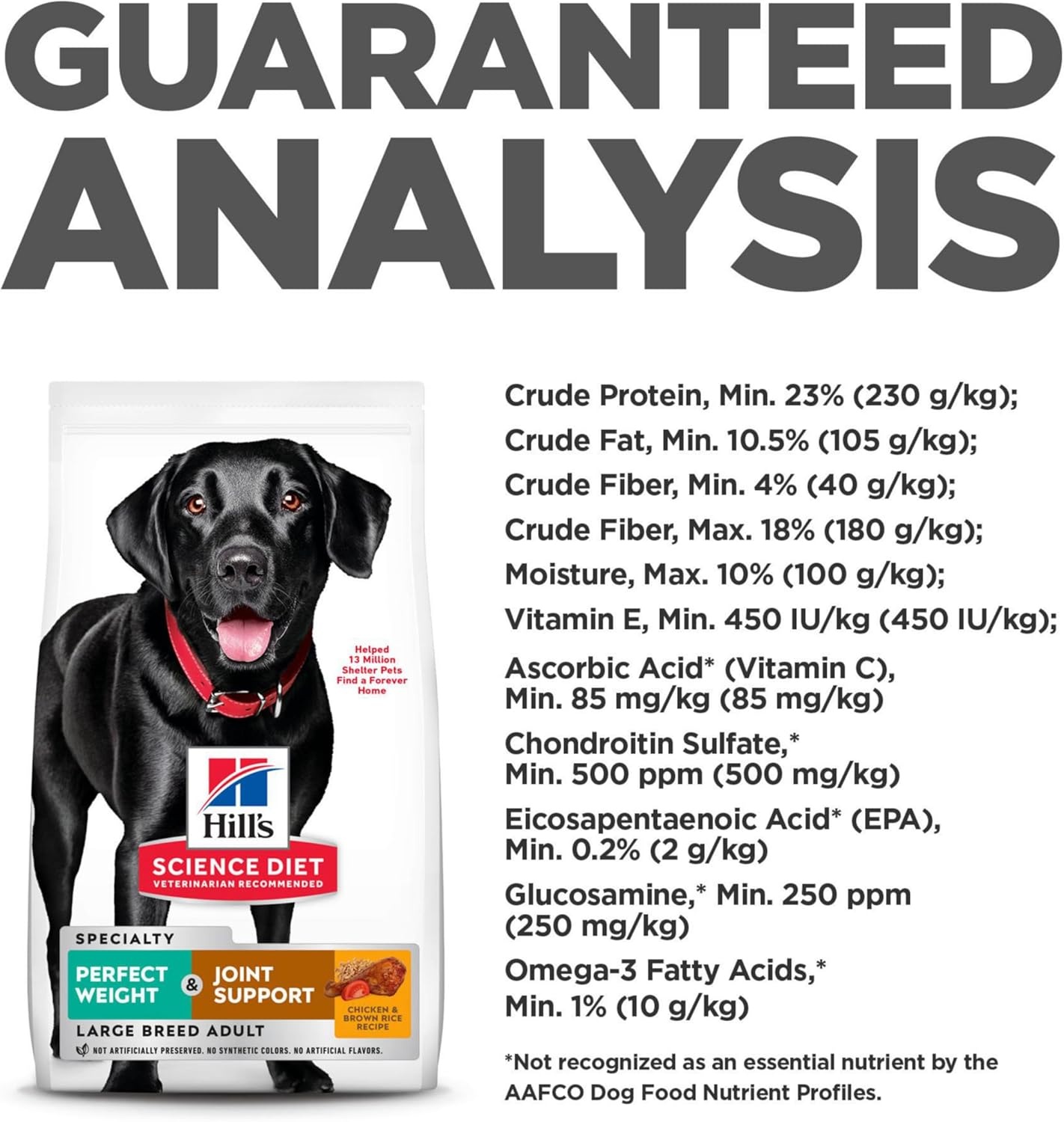 image:imageHills Science Diet Adult Perfect Weight amp Joint Support Large Breed Dry Dog Food Chicken 25 lb Bag
