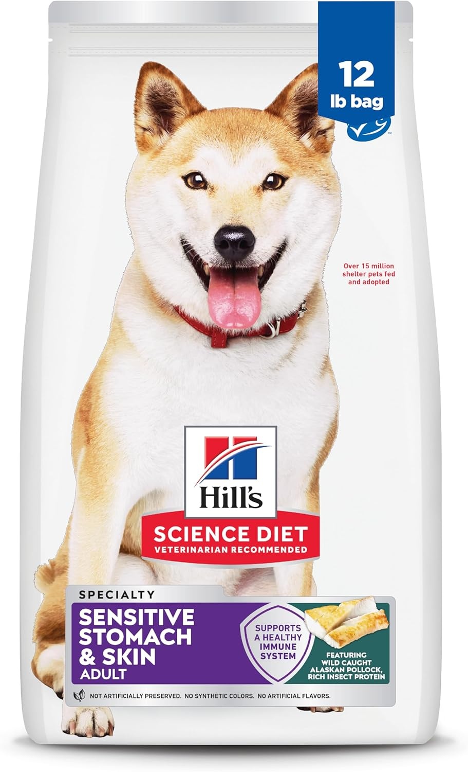 image:imageHills Science Diet Adult Sensitive Stomach amp Skin Dry Dog Food Chicken 30 lb Bag 1 Veterinarian Recommended Adult Formula Chicken Recipe 30 lb BagPollock Barley Insect Recipe