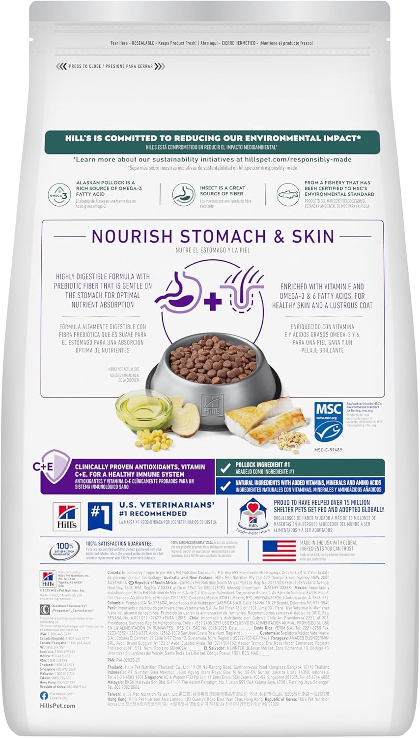 image:imageHills Science Diet Adult Sensitive Stomach amp Skin Dry Dog Food Chicken 30 lb Bag 1 Veterinarian Recommended Adult Formula Chicken Recipe 30 lb BagPollock Barley Insect Recipe
