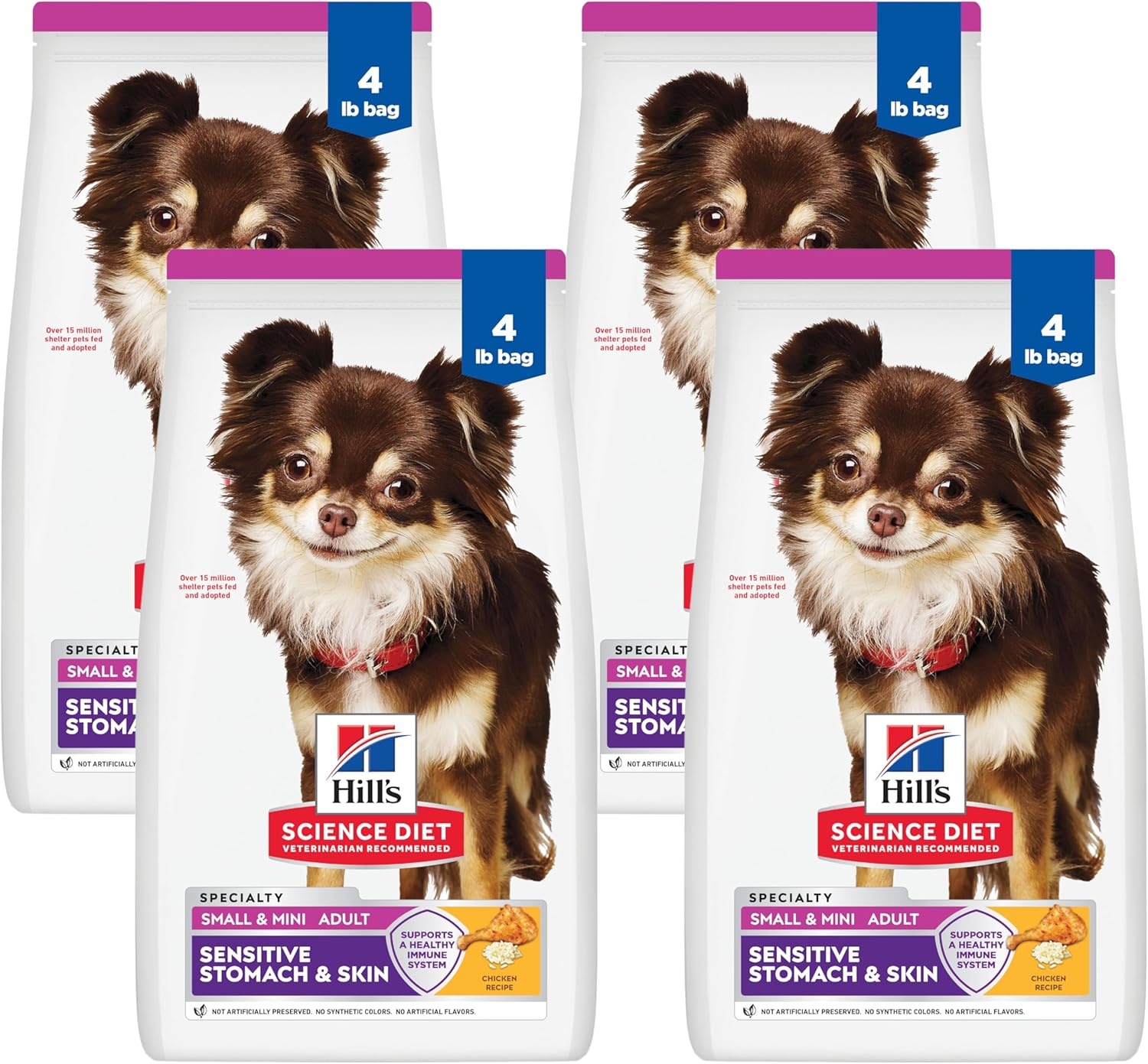 image:imageHills Science Diet Adult Sensitive Stomach amp Skin Small amp Mini Dry Dog Food Chicken 15 lb Bag Updated FormulaChicken