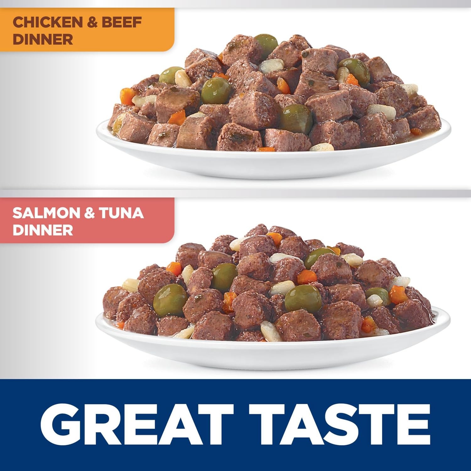 image:imageHills Science Diet Adult Sensitive Stomach amp Skin Wet Cat Food Chicken amp Beef 28 oz Pouches 24PackVariety Pack Chicken Beef Salmon Tuna Stew