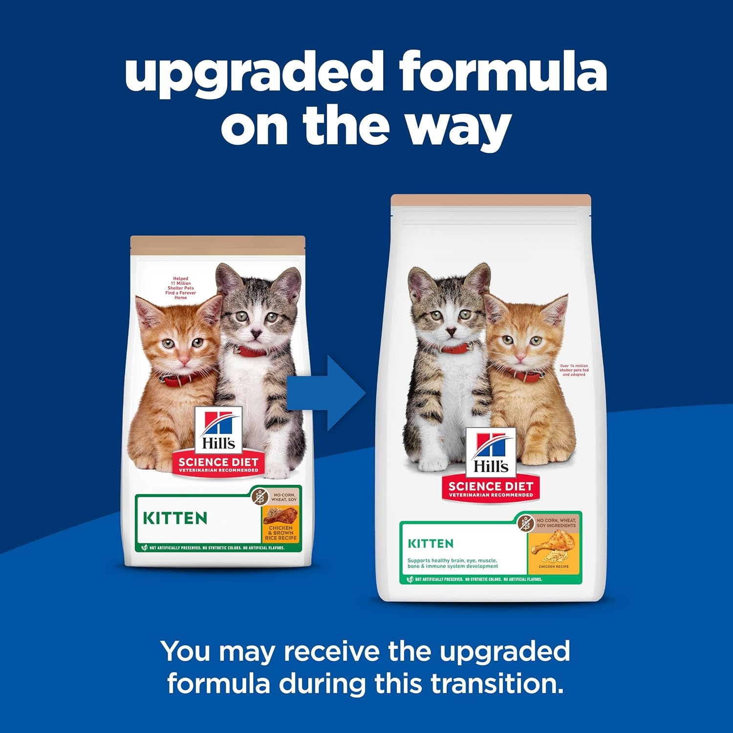 image:imageHills Science Diet Kitten Kitten Premium Nutrition Dry Cat Food No Corn Wheat Soy Chicken amp Brown Rice 35 lb BagNo Corn Wheat Soy Chicken Brown Rice