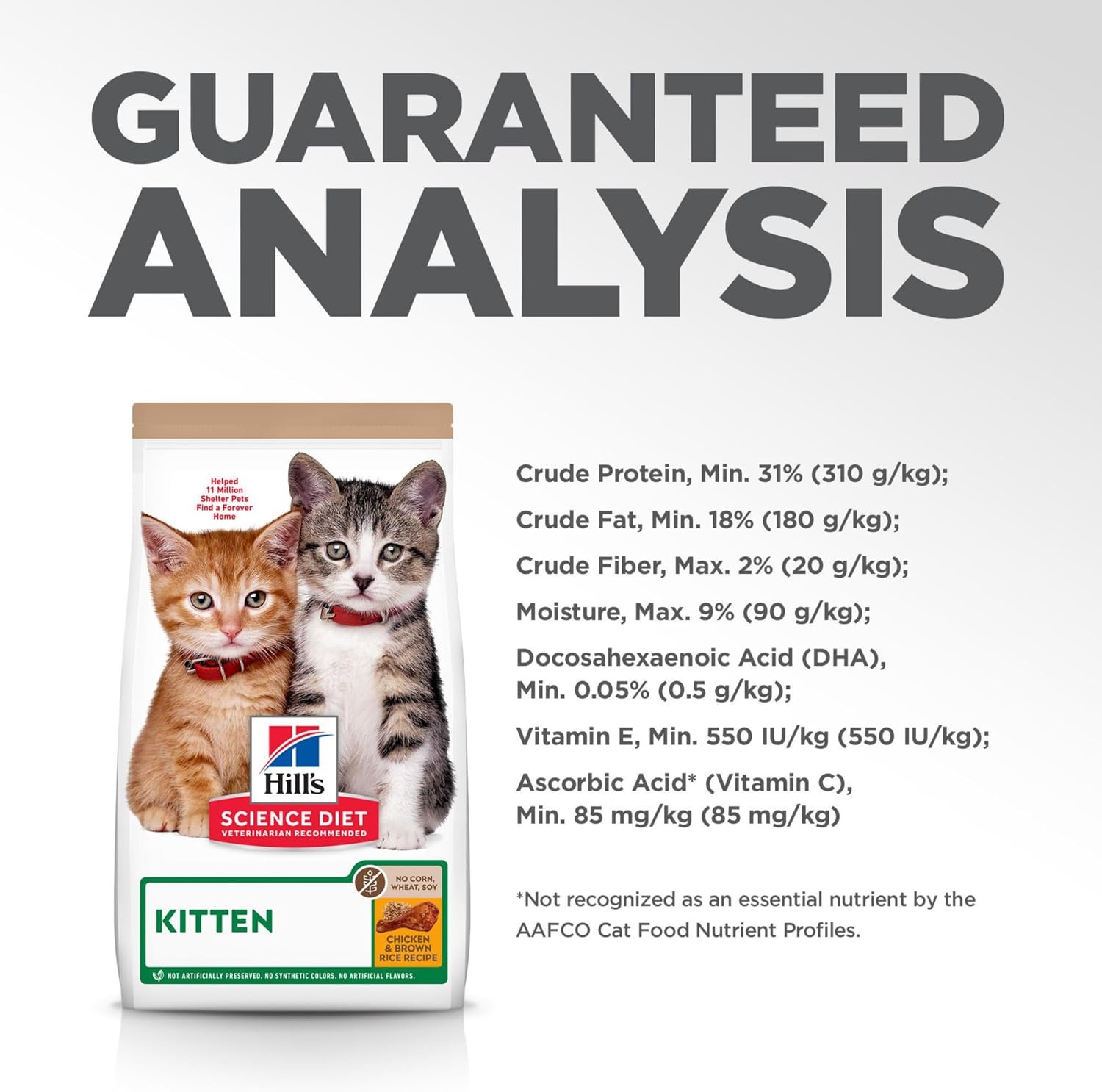 image:imageHills Science Diet Kitten Kitten Premium Nutrition Dry Cat Food No Corn Wheat Soy Chicken amp Brown Rice 35 lb BagNo Corn Wheat Soy Chicken Brown Rice