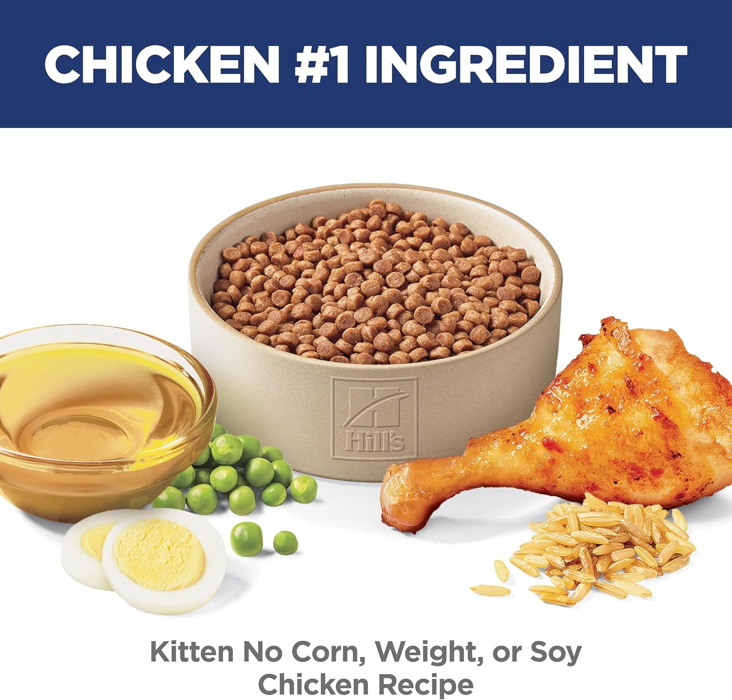 image:imageHills Science Diet Kitten Kitten Premium Nutrition Dry Cat Food No Corn Wheat Soy Chicken amp Brown Rice 35 lb BagNo Corn Wheat Soy Chicken Brown Rice