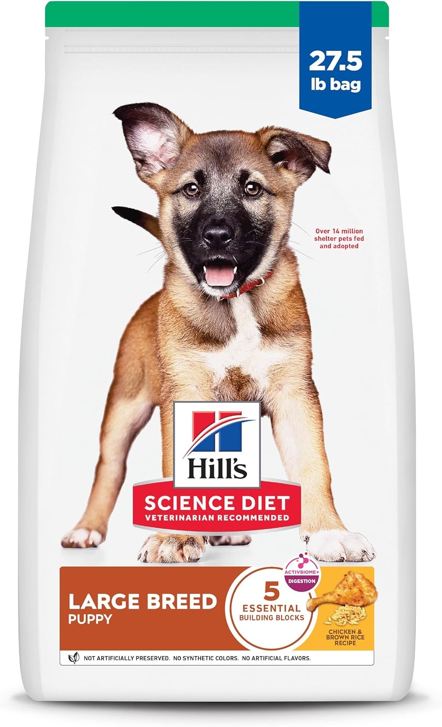 image:imageHills Science Diet Puppy Large Breed Dry Dog Food Chicken amp Brown Rice 275 lb BagChicken Brown Rice