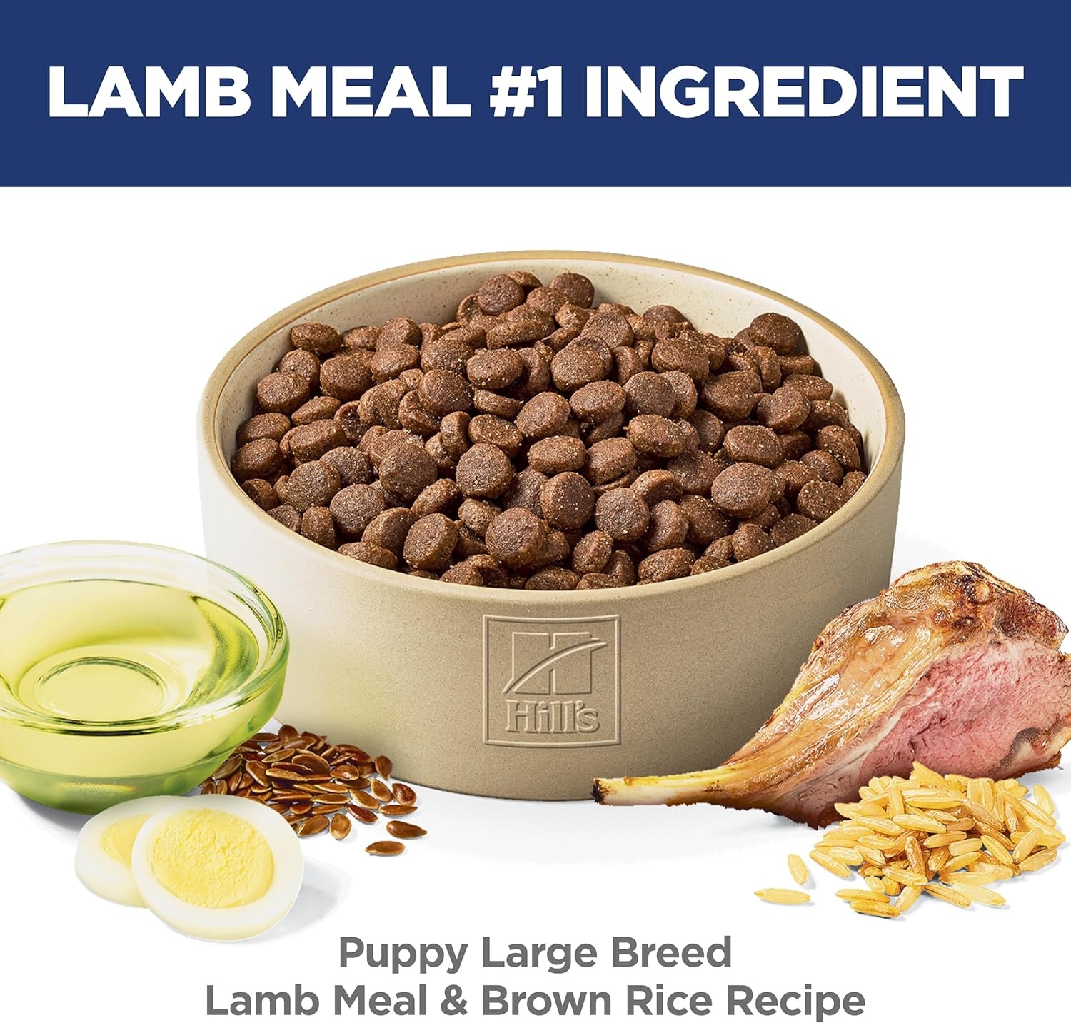 image:imageHills Science Diet Puppy Large Breed Dry Dog Food Chicken amp Brown Rice 275 lb BagLamb Brown Rice