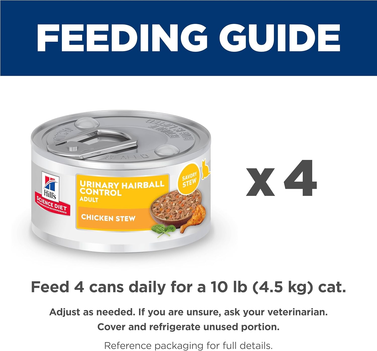 image:imageHills Science Diet Urinary Hairball Control Adult 16 Wet Cat Food Chicken amp Vegetables Stew 29 oz Cans Pack of 24Chicken Vegetables Stew