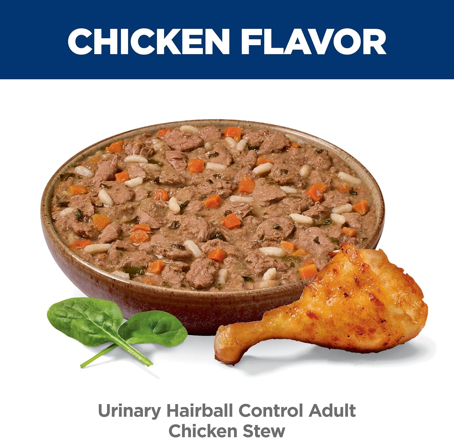 image:imageHills Science Diet Urinary Hairball Control Adult 16 Wet Cat Food Chicken amp Vegetables Stew 29 oz Cans Pack of 24Chicken Vegetables Stew