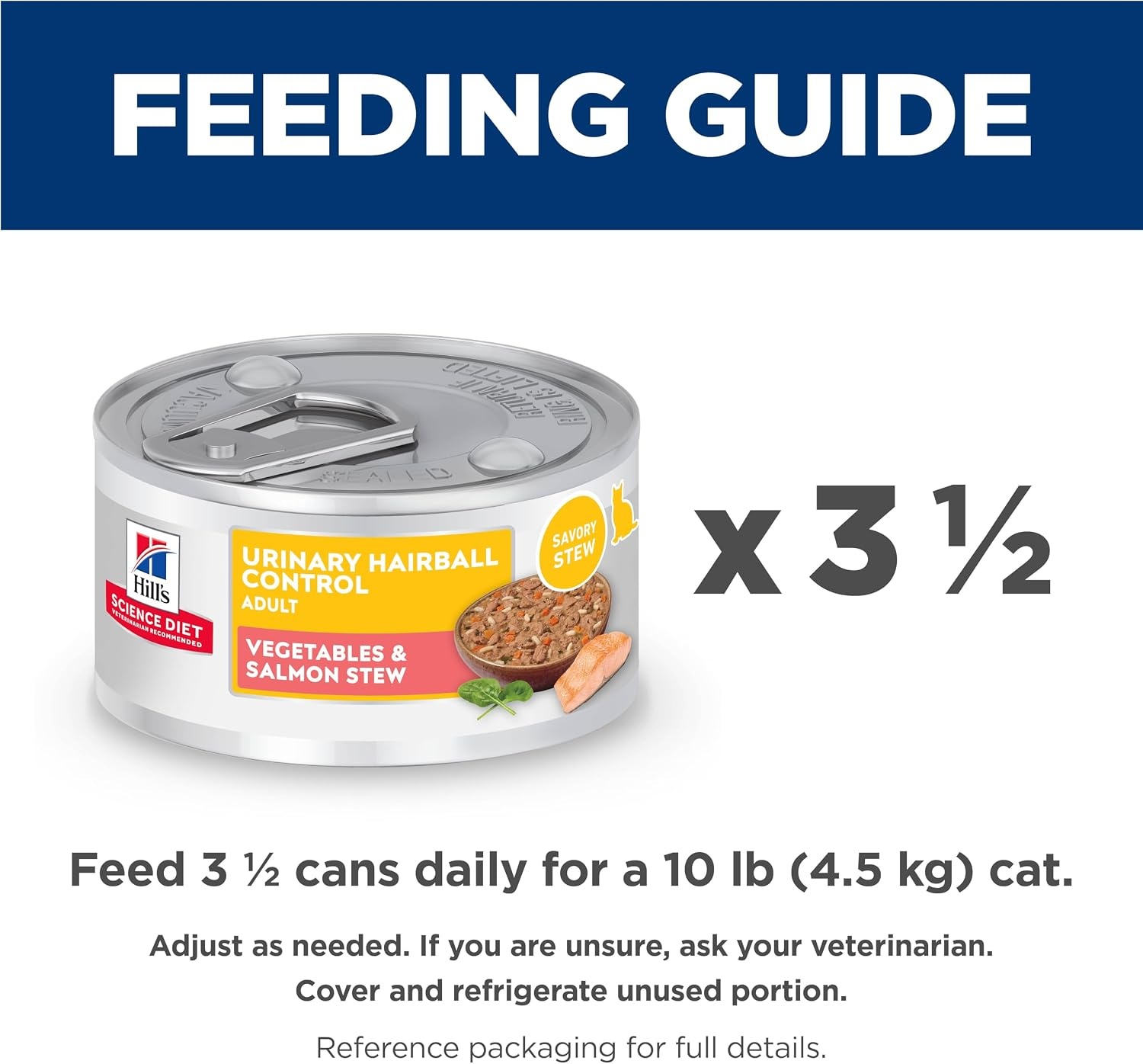 image:imageHills Science Diet Urinary Hairball Control Adult 16 Wet Cat Food Chicken amp Vegetables Stew 29 oz Cans Pack of 24Salmon Vegetables Stew