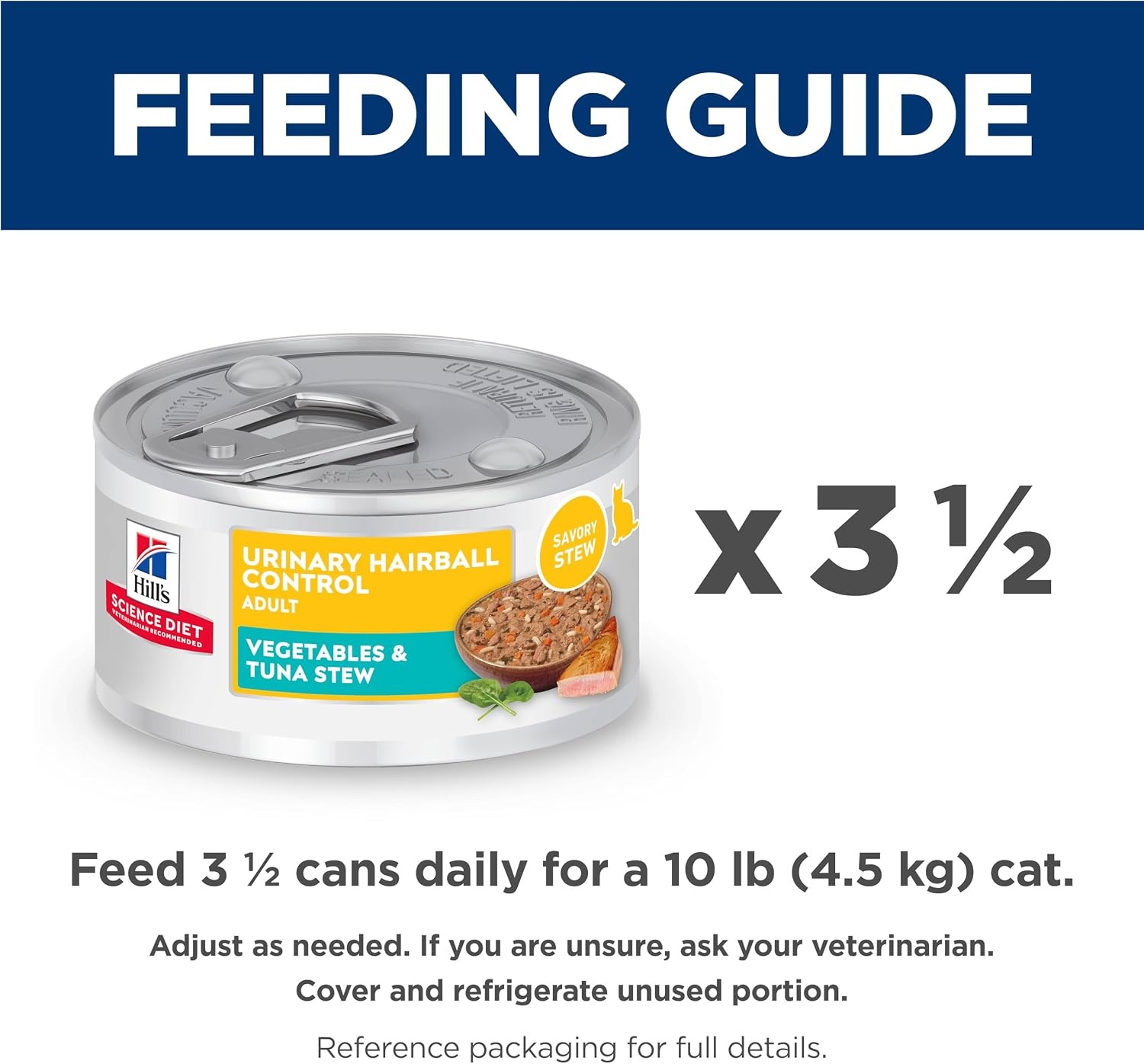 image:imageHills Science Diet Urinary Hairball Control Adult 16 Wet Cat Food Chicken amp Vegetables Stew 29 oz Cans Pack of 24Tuna Vegetables Stew