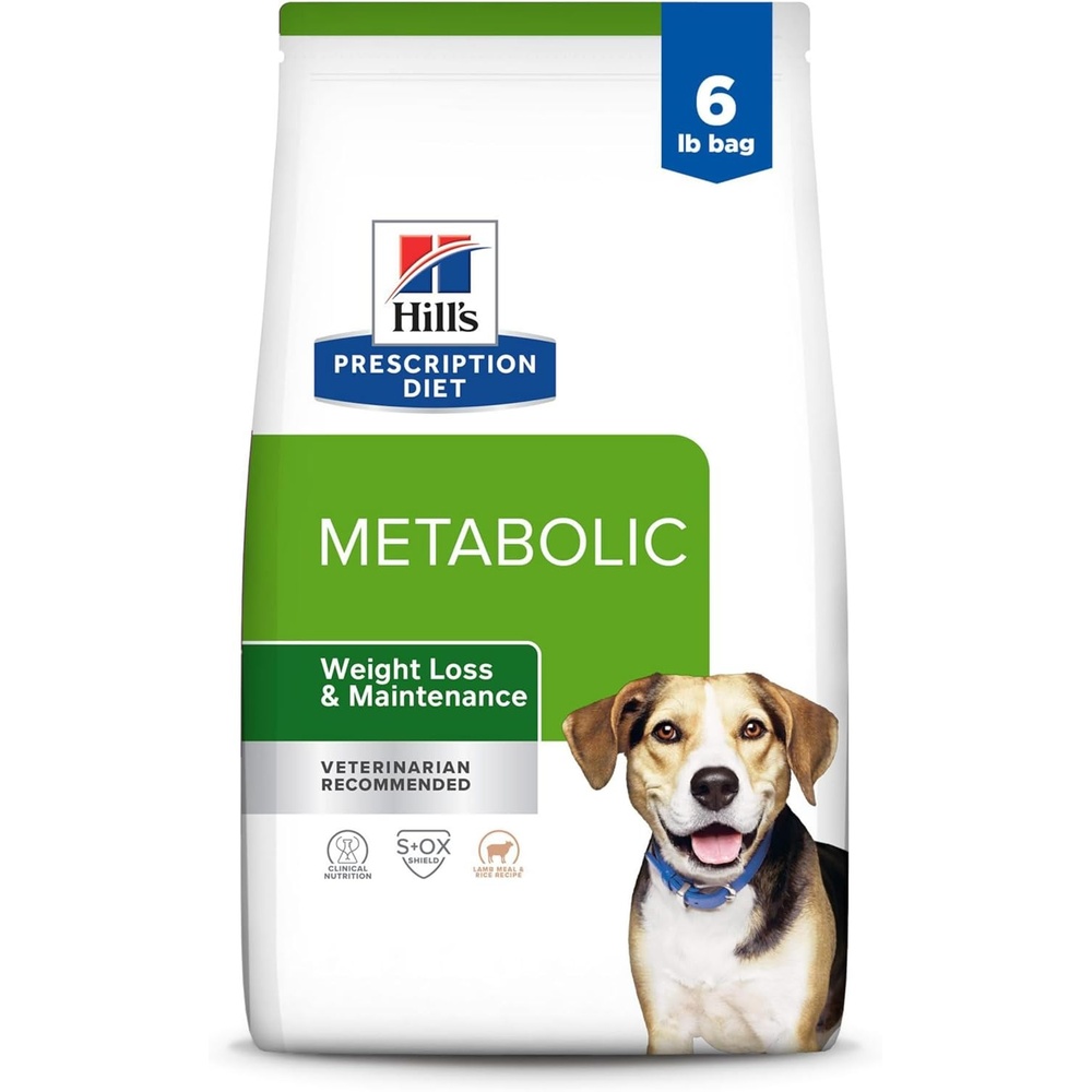image:imageHills Prescription Diet Metabolic Weight Management Dry Dog Food Lamb Meal amp Rice 176 lb BagLamb Meal  Rice