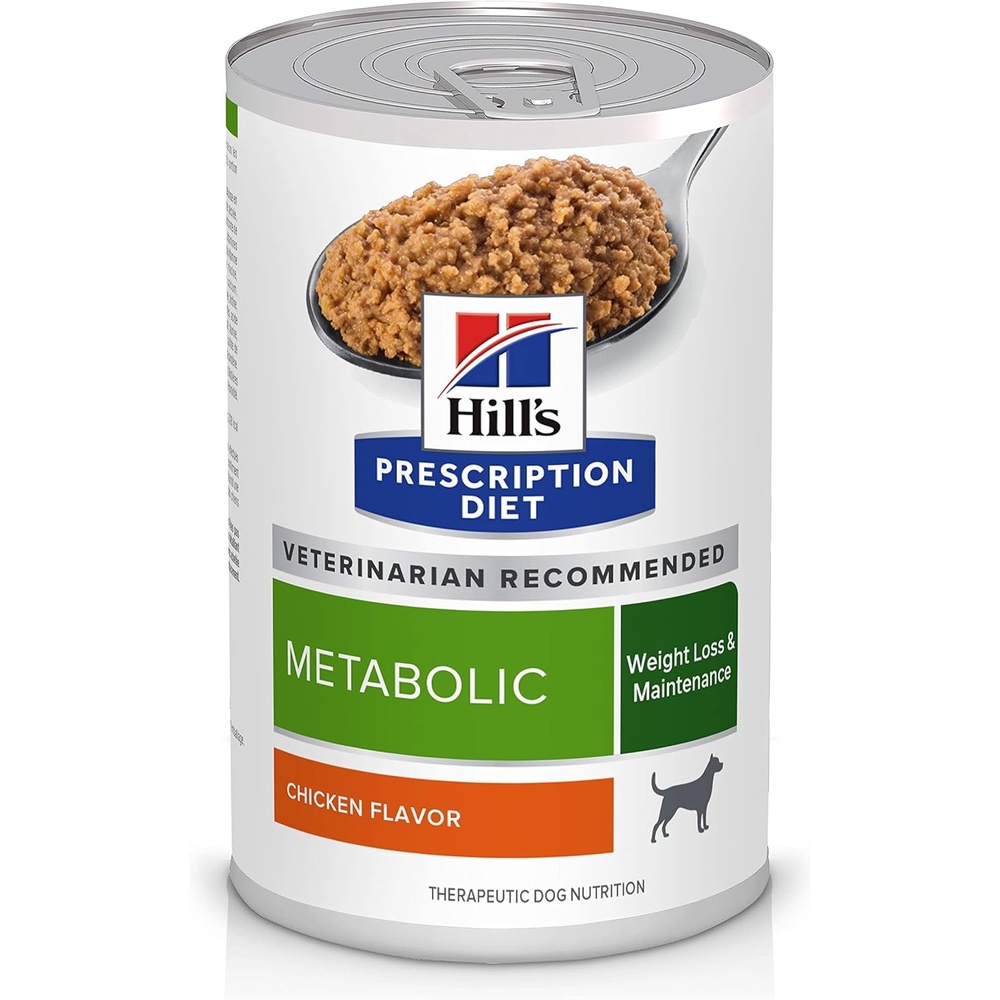 image:imageHills Prescription Diet Metabolic Weight Management Wet Dog Food Vegetable amp Beef Stew 125 oz Cans 12PackChicken