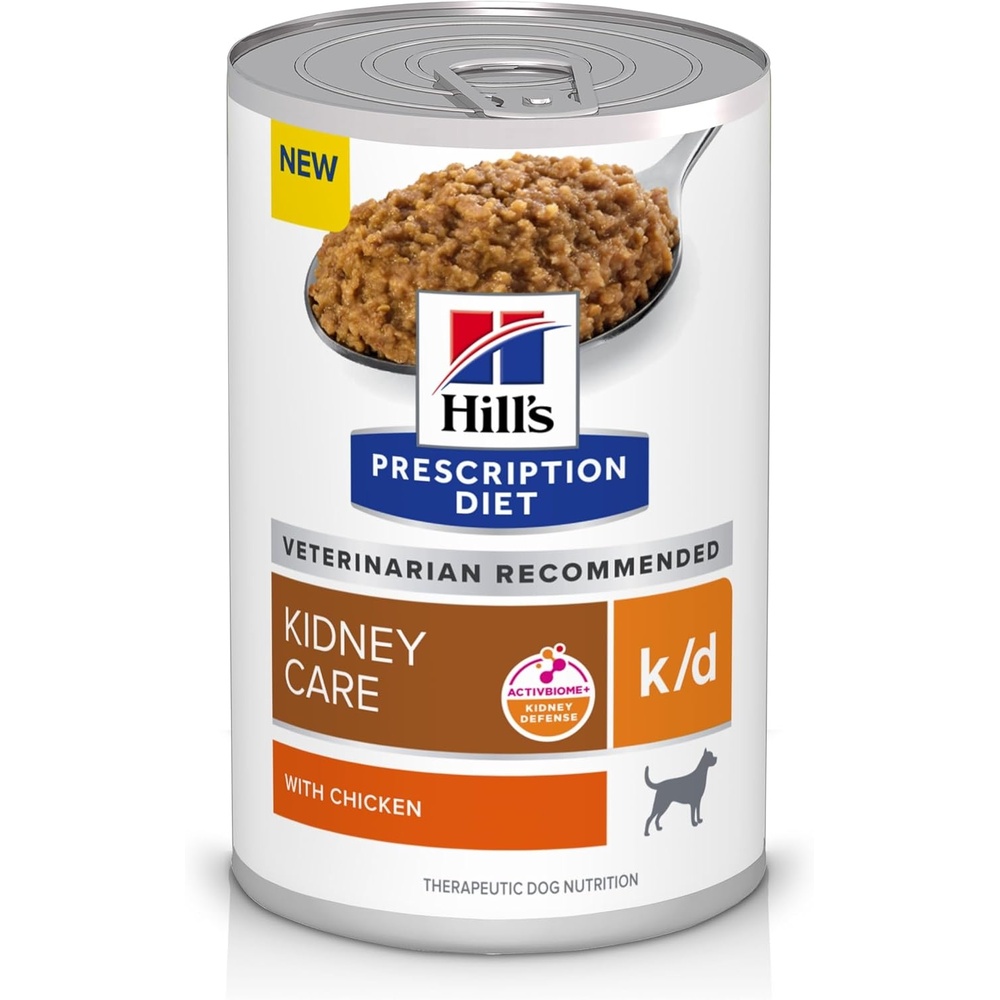 image:imageHills Prescription Diet kd Kidney Care Chicken amp Vegetable Stew Wet Dog Food Veterinary Diet 55 oz Cans 24PackChicken