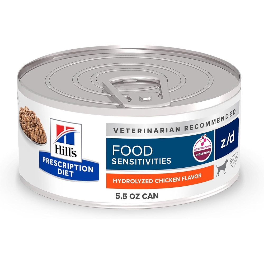 image:imageHills Prescription Diet zd SkinFood Sensitivities Hydrolyzed Wet Dog Food Veterinary Diet 13 oz Cans 12PackChicken