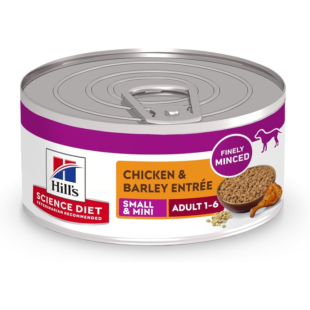 image:imageHills Science Diet Adult 16 Small amp Mini Wet Dog Food Chicken amp Barley 58 oz Cans 24PackChicken  Barley