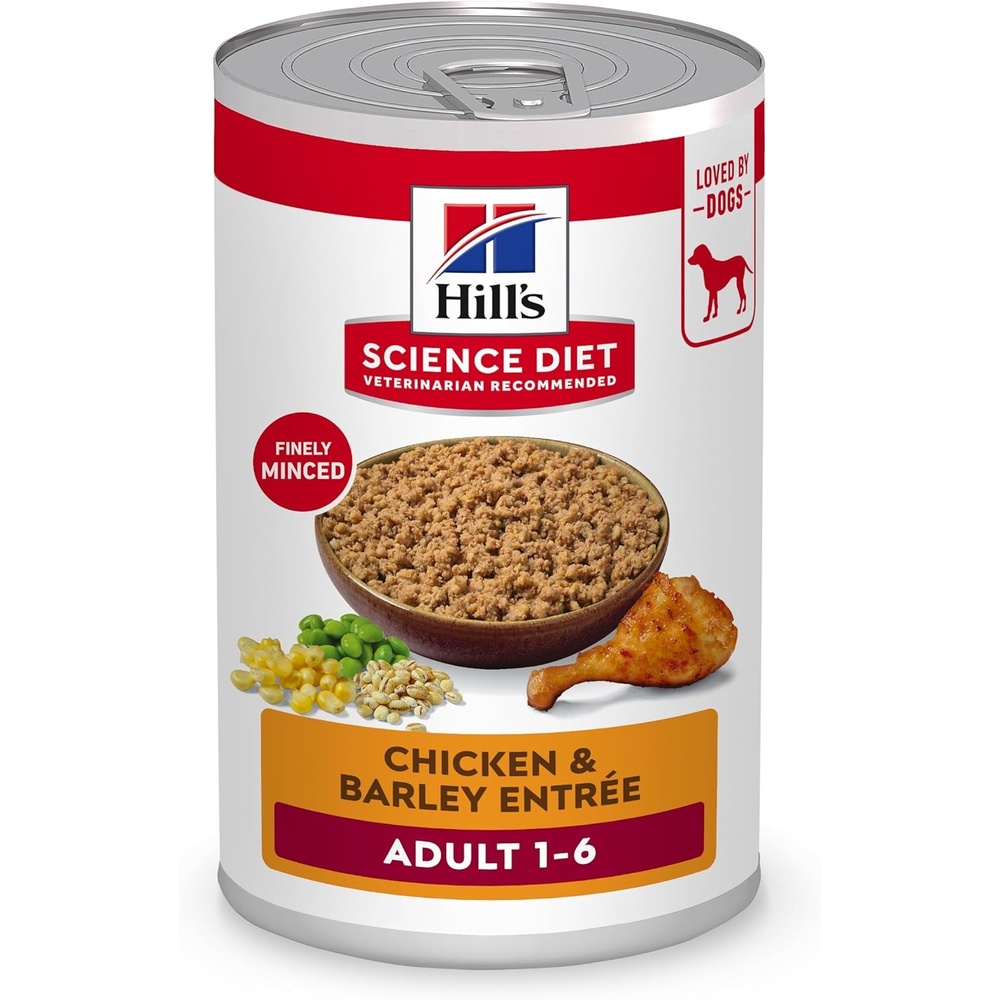 image:imageHills Science Diet Adult 16 Wet Dog Food Variety Pack Chicken amp Beef 13 oz Cans 12PackChicken  Barley