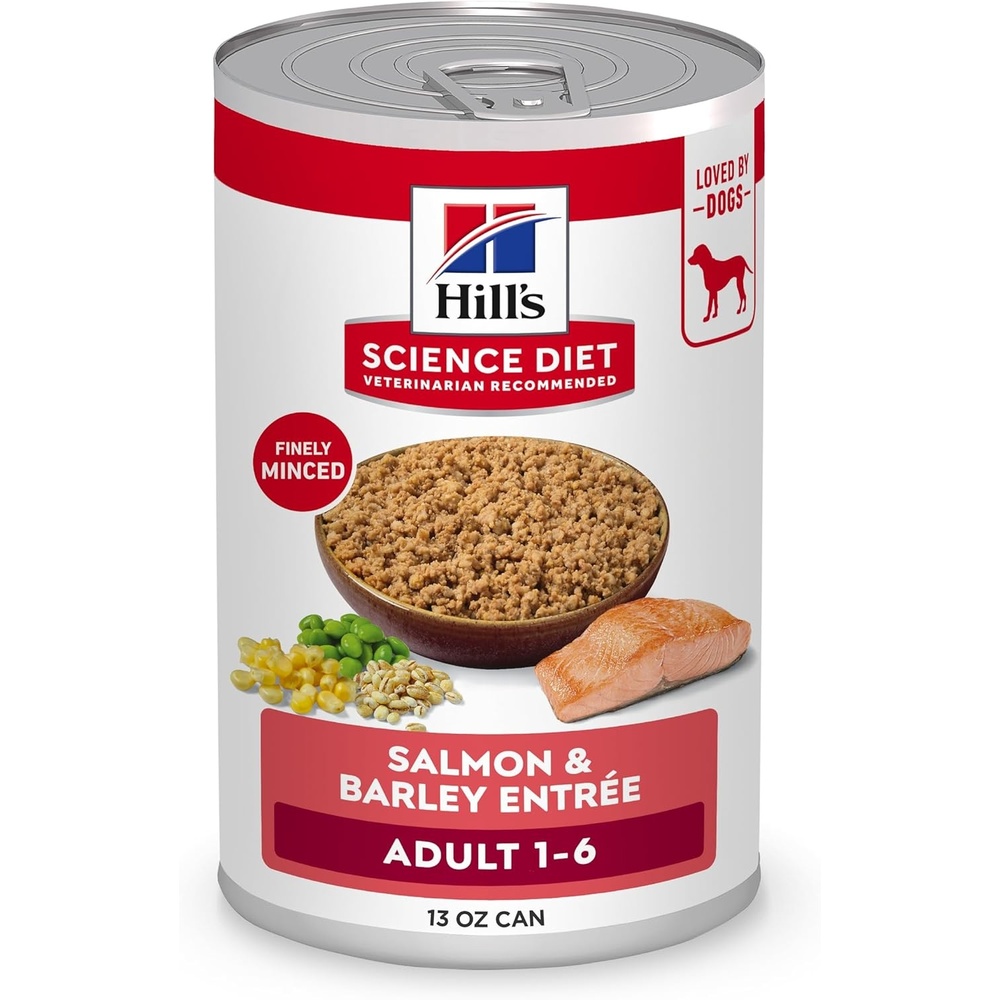image:imageHills Science Diet Adult 16 Wet Dog Food Variety Pack Chicken amp Beef 13 oz Cans 12PackSalmon Barley