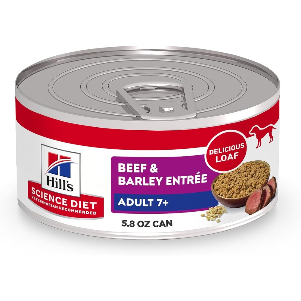 image:imageHills Science Diet Adult 7 Wet Dog Food Chicken amp Barley 13 oz Cans 12PackBeef  Barley Loaf