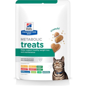 Hill’s Prescription Diet Metabolic Weight Management Cat Treats, Veterinary Diet, 2.5 oz. Bag (Pack of 1)