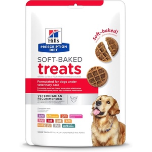 Hill’s Prescription Diet Soft Baked Dog Treats, Veterinary Diet, 12 oz. Bag