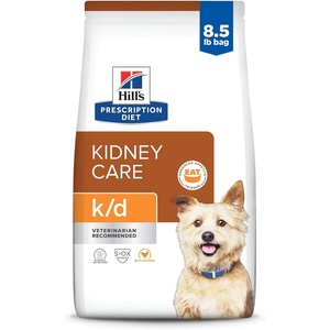 Hill’s Prescription Diet k/d Kidney Care Dry Dog Food, Chicken, 27.5 lb. Bag(Chicken)