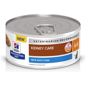 Hill’s Prescription Diet k/d Kidney Care Wet Cat Food, Chicken & Vegetable Stew, 2.9 oz. Cans, 24-Pack(Tuna)