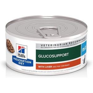Hill’s Prescription Diet m/d GlucoSupport Wet Cat Food, Liver, 5.5 oz. Cans, 24-Pack(Liver)