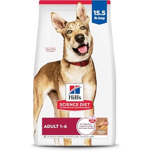 Hill’s Science Diet Adult 1-6 Dry Dog Food, Salmon & Brown Rice, 33 lb. Bag(Lamb)