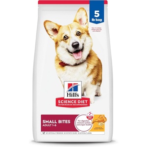 Hill’s Science Diet Adult 1-6 Small Bites Dry Dog Food, Lamb Meal & Brown Rice, 33 lb. Bag(Chicken & Barley)