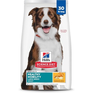 Hill’s Science Diet Adult Healthy Mobility Large Breed Dry Dog Food, Chicken Meal, Brown Rice, & Barley, 30 lb. Bag