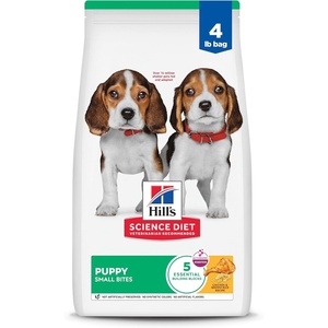 Hill’s Science Diet Puppy Small Bites Dry Dog Food, Chicken & Brown Rice, 12.5 lb. Bag(Chicken & Brown Rice)