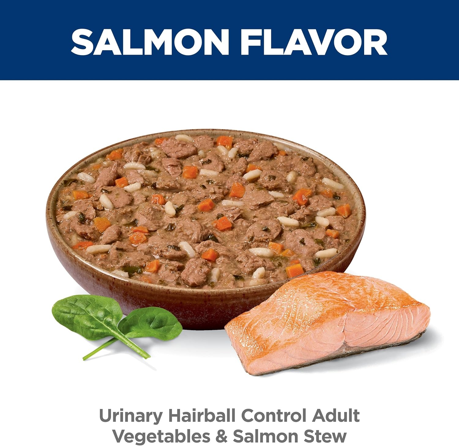 image:imageHills Science Diet Urinary amp Hairball Control Wet Cat Food Variety Pack 1 Veterinarian Recommended Adult Formula Chicken Tuna amp Salmon 29 oz Cans 24PackSalmon Vegetables Stew